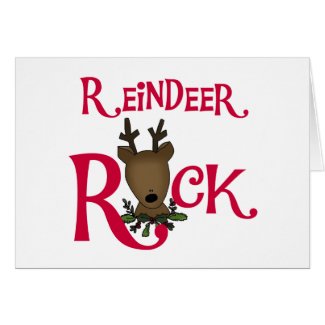 Reindeer Rock Cards