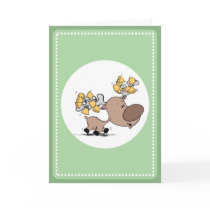 Reindeer Running With Jingle Bells cards