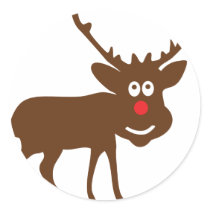 reindeer santa claus stickers