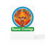 Reindeer Seasons Greetings Card
