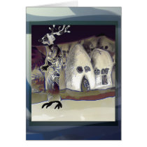 Reindeer shaman roams the unquiet streets cards