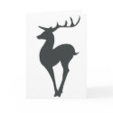 Reindeer Silhouette cards by alternateworlds Reindeer Silhouette cards