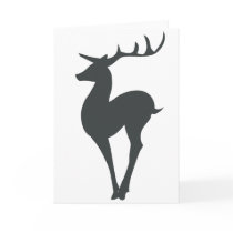 Reindeer Silhouette cards by alternateworlds Reindeer Silhouette cards