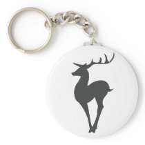 Reindeer Silhouette Key Chains