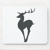 Reindeer Silhouette mousepads