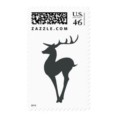 Reindeer Silhouette Stamps by alternateworlds