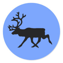 Reindeer Silhouette stickers