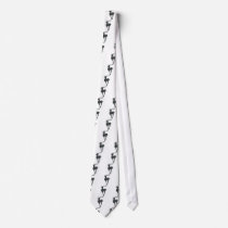 Reindeer Silhouette Neck Tie
