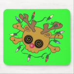 Reindeer Skull mousepads
