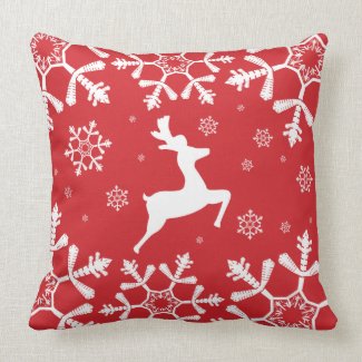 Reindeer Throw Pillows