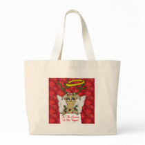 Reindeer Tis The Season to Be Vegan Gifts Apparel Canvas Bags