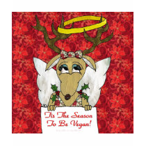 Reindeer Tis The Season to Be Vegan Gifts Apparel T-shirt