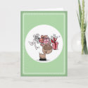 Reindeer With Gift Boxes card
