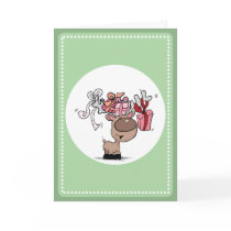 Reindeer With Gift Boxes cards by Pereca Reindeer With Gift Boxes cards