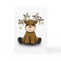 Reindeer with Yellow Stars cards