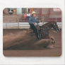 Reining horse slide mouse pad