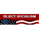 Reject Socialism bumpersticker