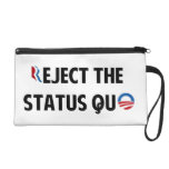 Reject the Status Quo Wristlet Clutches