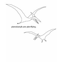 Rejected Ideas: Pterodactyl t-shirts