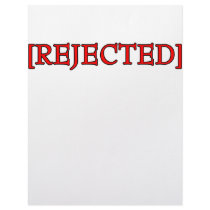 Rejected letterhead
