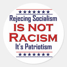 Rejecting Socialism, Round Stickers