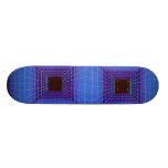 Rejilla cuadrada azul del túnel patineta personalizada