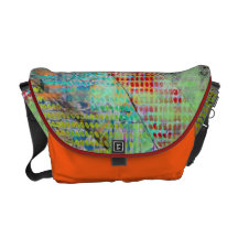 Rejilla verde bolsas de mensajeria
