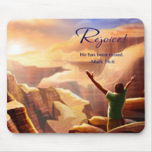 Rejoice!  Easter Gift Mousepad