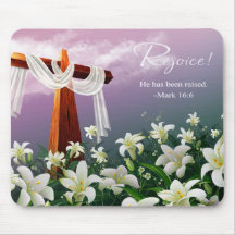 Rejoice!  Easter Gift Mousepad