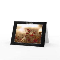 REJOICE Floral Design Greeting Cards