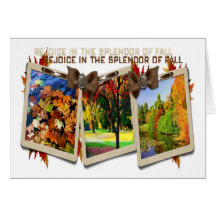 Rejoice in the Splendor of Fall Card