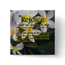 Rejoice Psalm 20-4 buttons by inspiredbygenius Rejoice Psalm 20-4 buttons