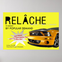 Relache by Popular Demand Concert Poster
