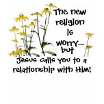 Relationship with Jesus Flowers Top t-shirts