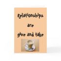 Relationships cards