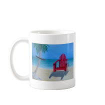 Relax at the beach coffee mug