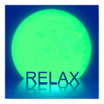 Relax Blue posters