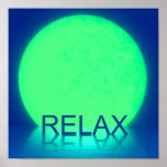 Relax Blue Print