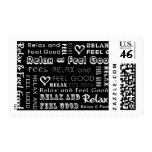 ::: Relax & Feel Good (Black) ::: Postage postage