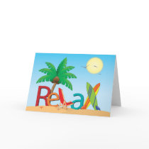 Relax Greeting Card by FloridaSiren Relax Greeting Card