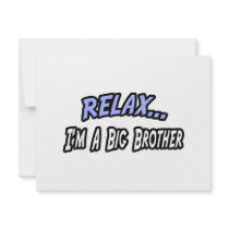 Relax, I'm a Big Brother Announcements