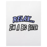 Relax, I'm a Big Sister Letterhead Template