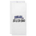 Relax, I'm a Big Sister Rack Card Design