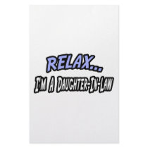 Relax, I'm a Daughter-In-Law stationery