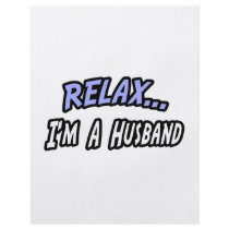 Relax, I'm a Husband Flyer Design