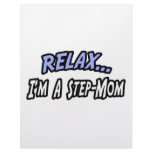 Relax, I'm a Step-Mom Letterhead Design