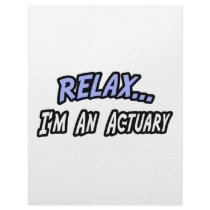Relax, I'm an Actuary letterhead