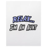 Relax, I'm an Aunt Letterhead Design