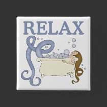 Relax Mermaid Button