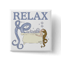 Relax Mermaid Button